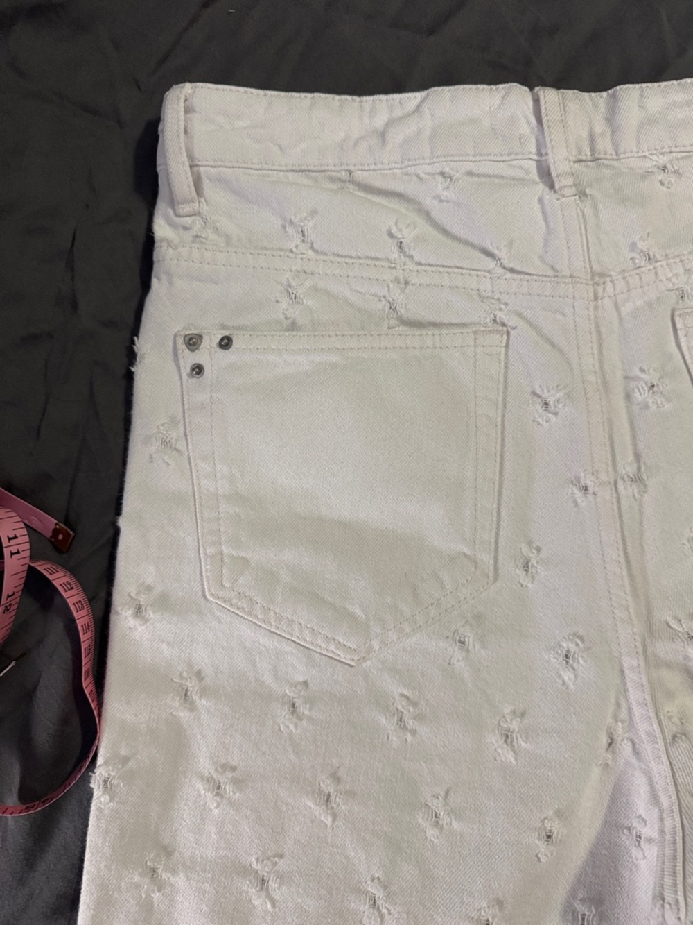Isabel Marant white distressed shorts - Picture 12 of 12